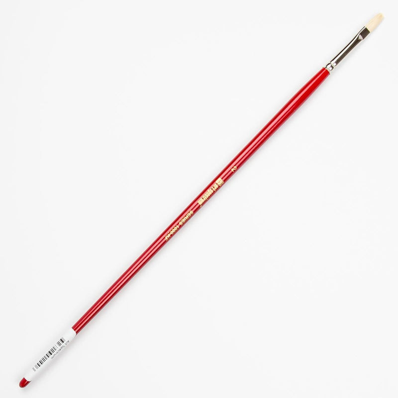 White Smoke Art Spectrum Brush Series 1000 Interlocked Hog Bristle - Filbert Size - 2 Paint Brushes