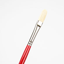White Smoke Art Spectrum Brush Series 1000 Interlocked Hog Bristle - Filbert Size - 6 Paint Brushes