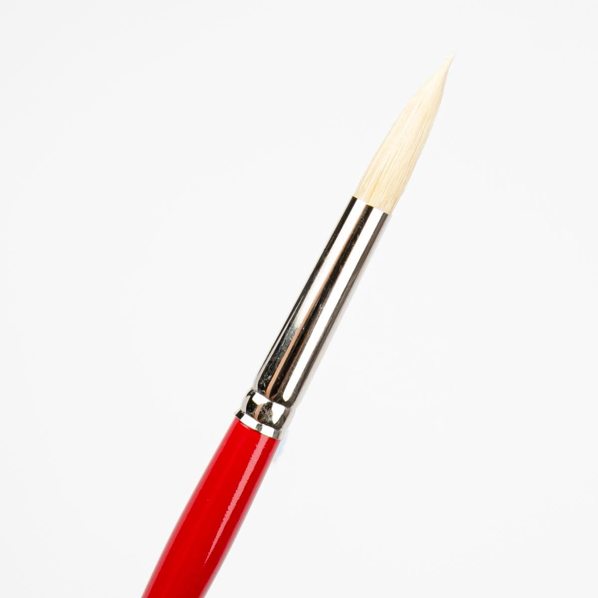 White Smoke Art Spectrum Brush Series 1000 Interlocked Hog Bristle - Round Size - 8 Paint Brushes