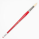 Snow Art Spectrum Brush Series 1000 Interlocked Hog Bristle - Round Size - 12 Paint Brushes