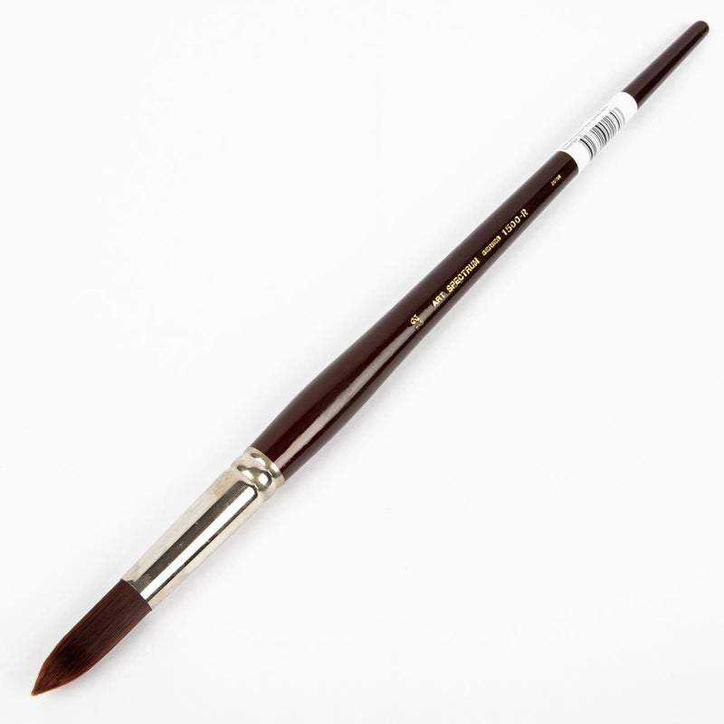 White Smoke Art Spectrum Brush Synthetic Blend - Round Size - 12 Paint Brushes