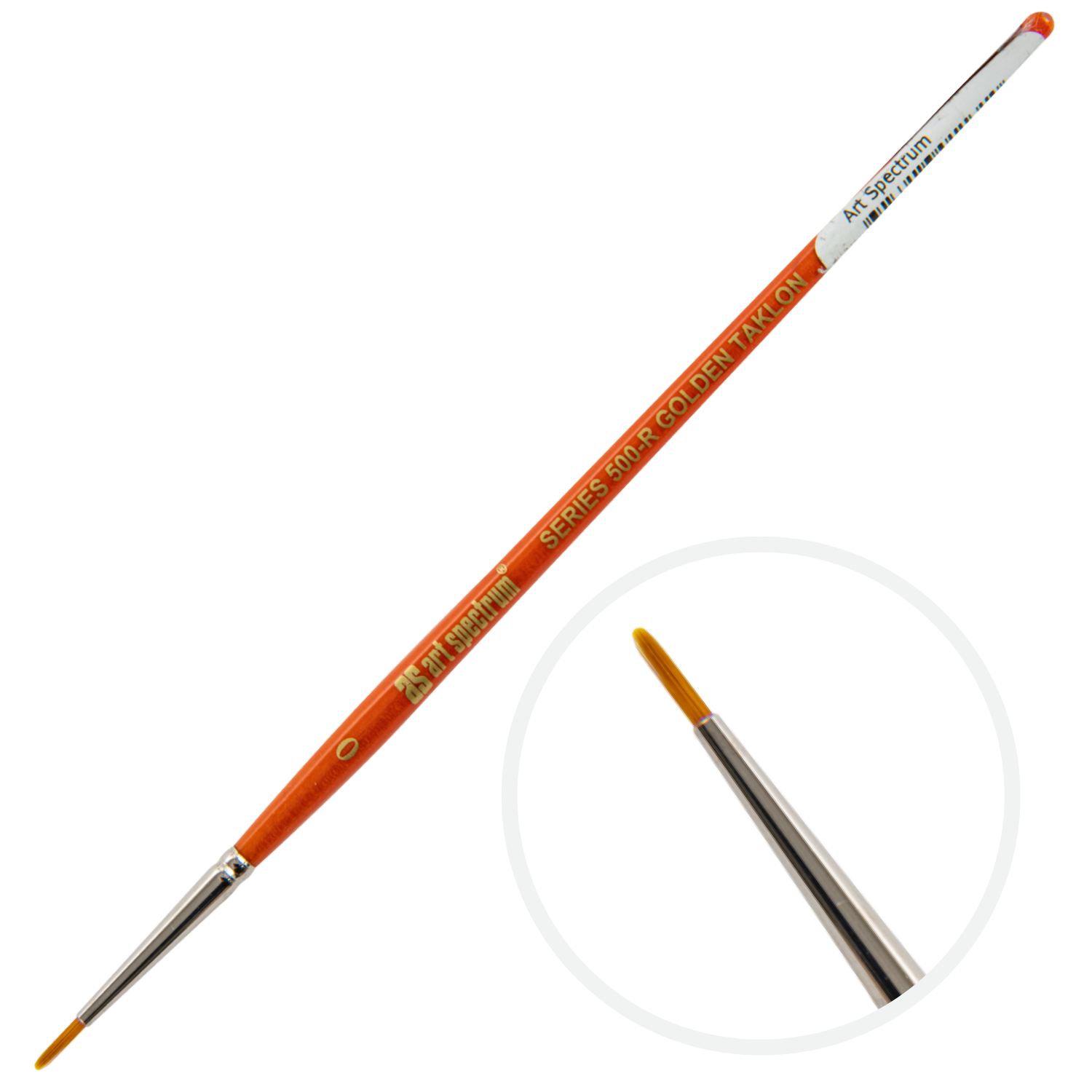 Lavender Art Spectrum Brush Series 500 Imitation Golden Sable - Round Size - 0 Paint Brushes