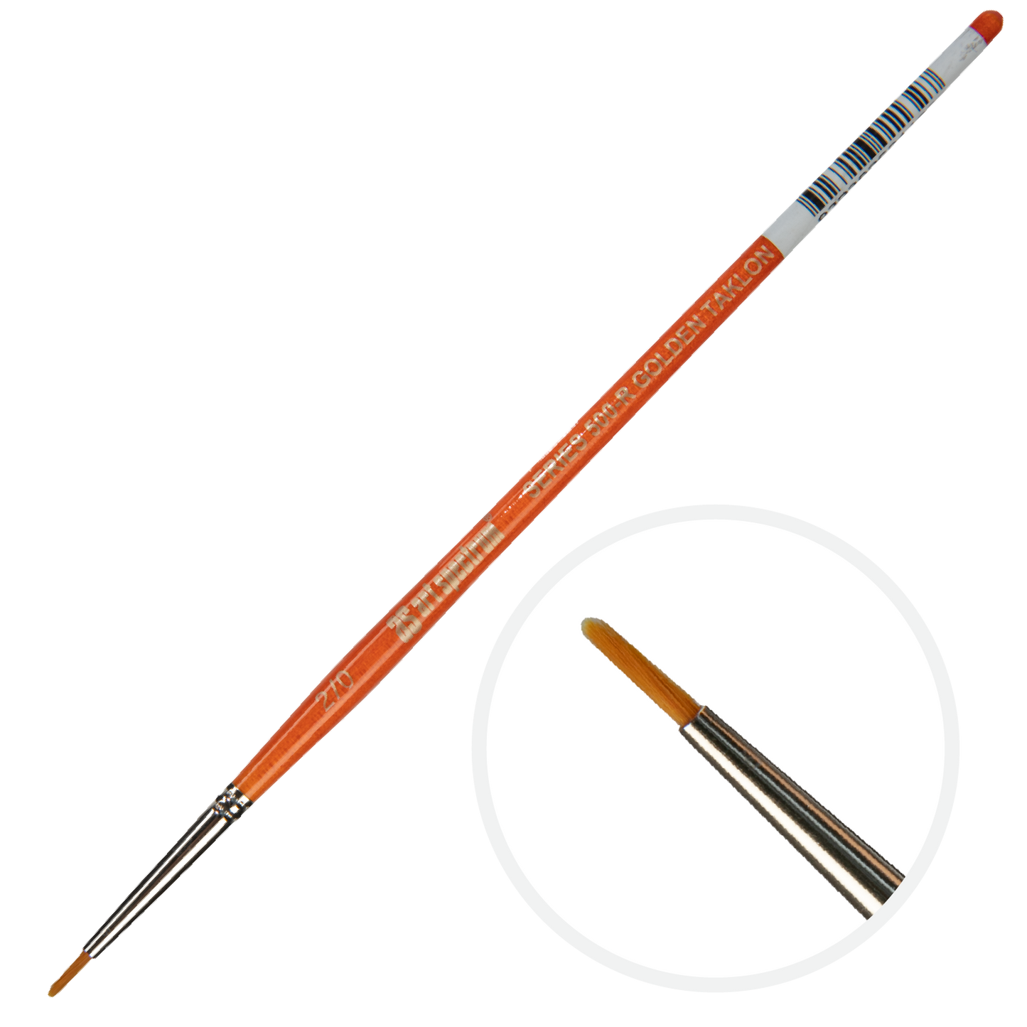 Chocolate Art Spectrum Brush Series 500 Imitation Golden Sable - Round Size - 00 Paint Brushes