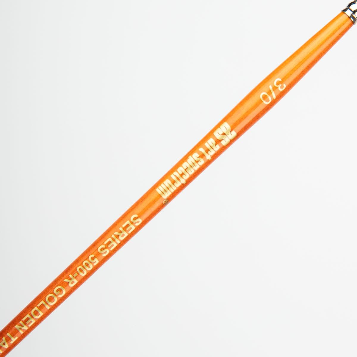 White Smoke Art Spectrum Brush Series 500 Imitation Golden Sable - Round Size - 000 Paint Brushes