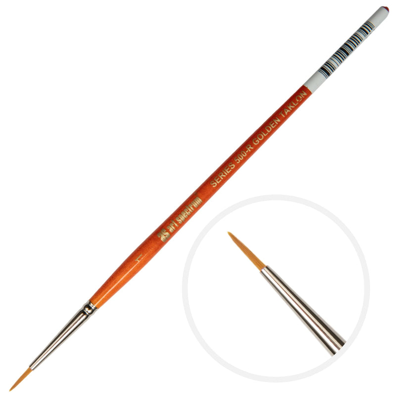 Antique White Art Spectrum Brush Series 500 Imitation Golden Sable - Round Size - 1 Paint Brushes