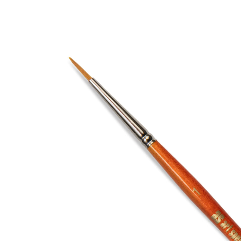 Light Gray Art Spectrum Brush Series 500 Imitation Golden Sable - Round Size - 1 Paint Brushes