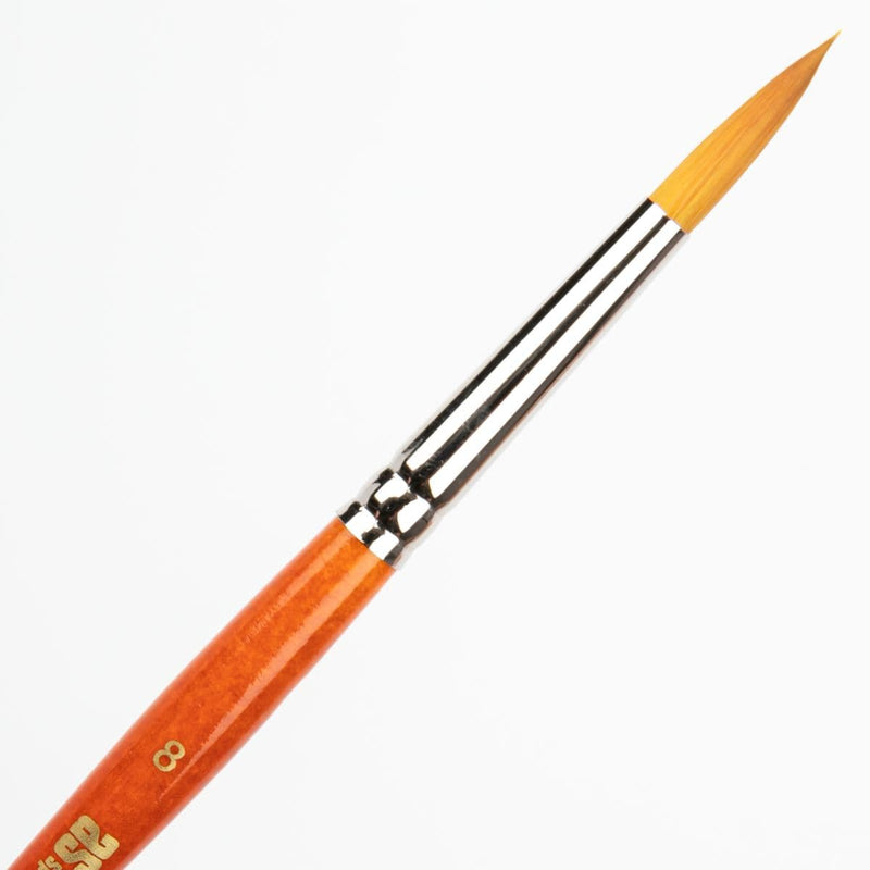 Snow Art Spectrum Brush Series 500 Imitation Golden Sable - Round Size - 8 Paint Brushes