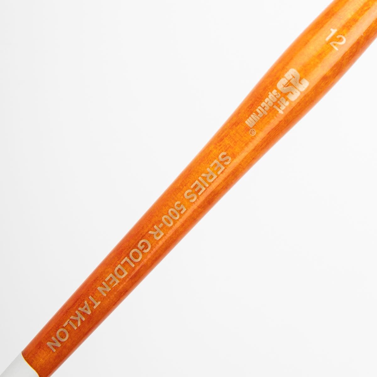 White Smoke Art Spectrum Brush Series 500 Imitation Golden Sable - Round Size - 12 Paint Brushes