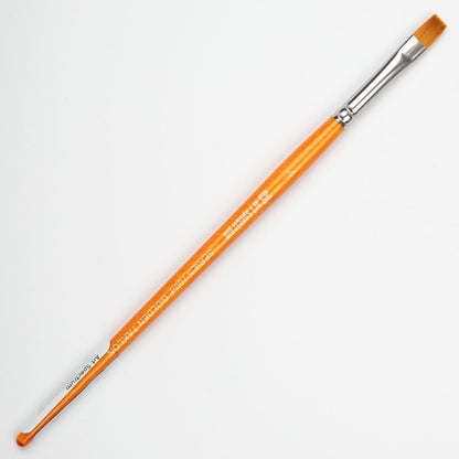 White Smoke Art Spectrum Brush Series 700 Imitation Golden Sable - Flat Size - 4 Paint Brushes