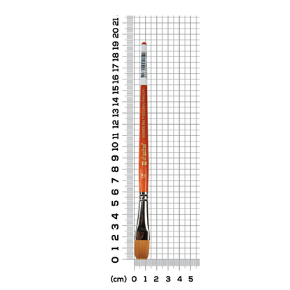 Light Slate Gray Art Spectrum Brush Series 700 Imitation Golden Sable - Flat Size - 6 Paint Brushes
