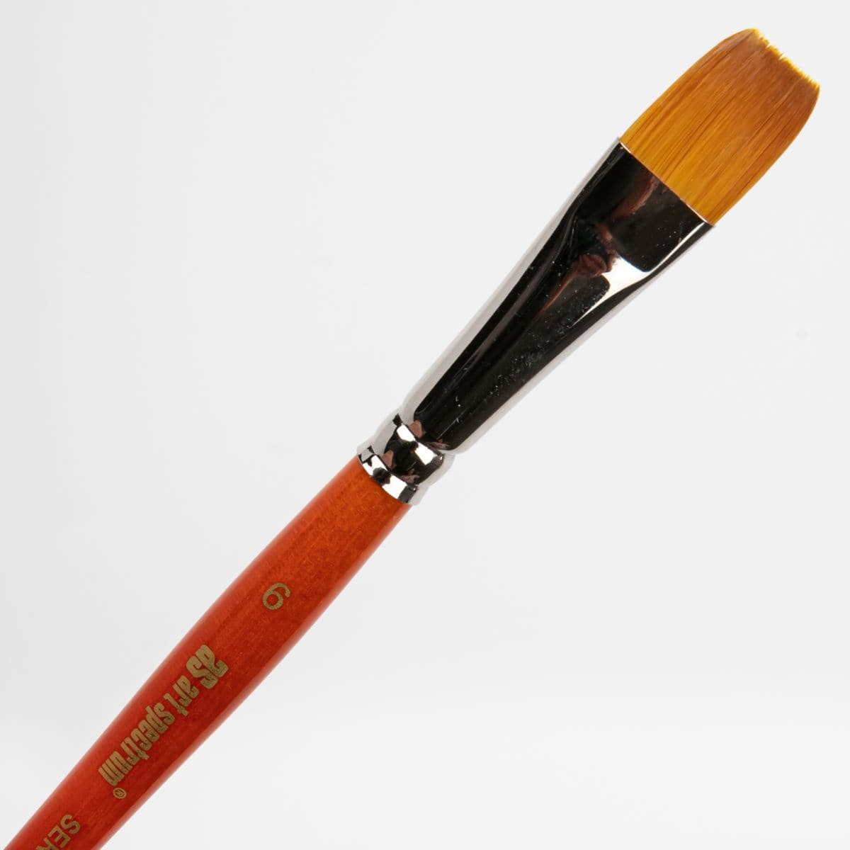 White Smoke Art Spectrum Brush Series 700 Imitation Golden Sable - Flat Size - 6 Paint Brushes