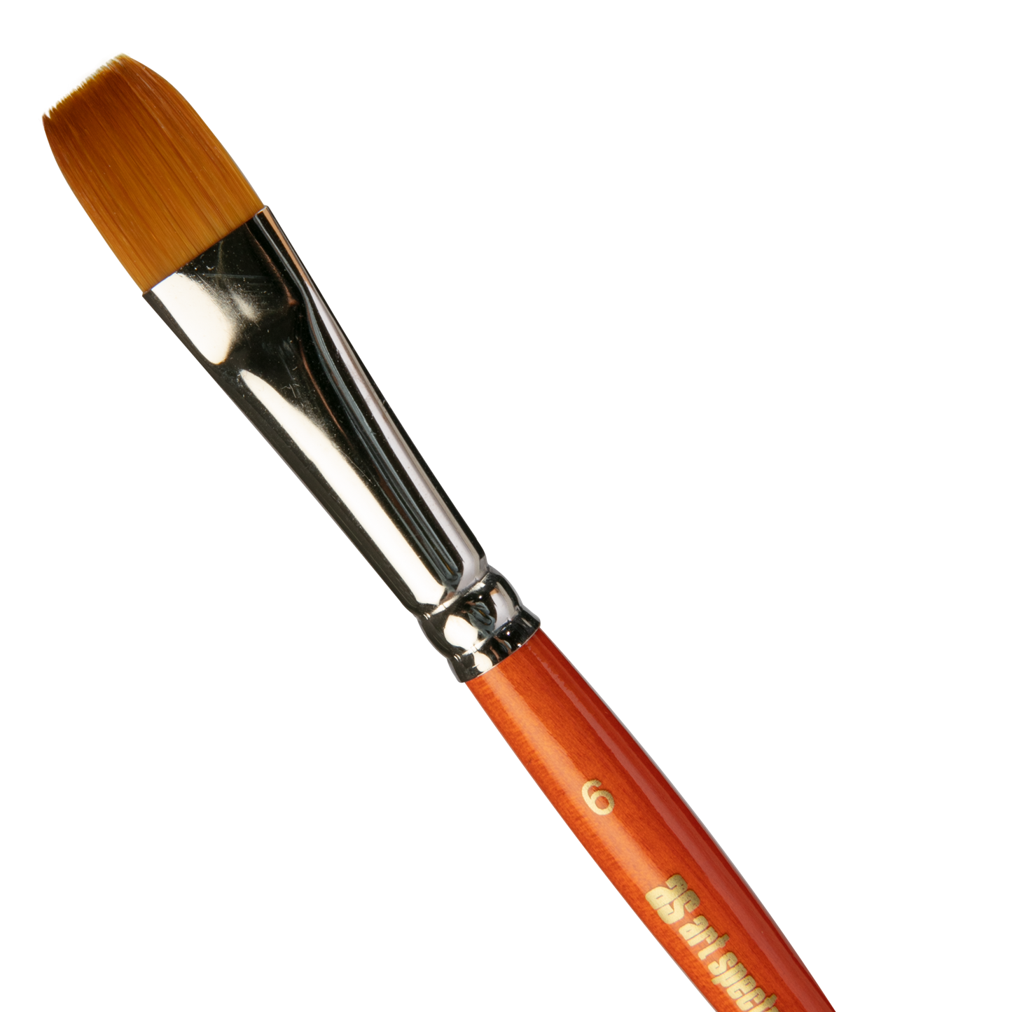 Sienna Art Spectrum Brush Series 700 Imitation Golden Sable - Flat Size - 6 Paint Brushes