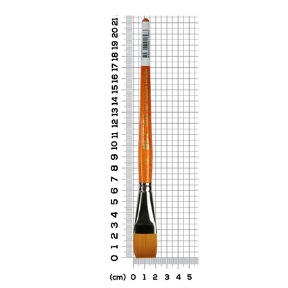 Light Slate Gray Art Spectrum Brush Series 700 Imitation Golden Sable - Flat Size - 10 Paint Brushes
