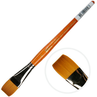 Chocolate Art Spectrum Brush Series 700 Imitation Golden Sable - Flat Size - 10 Paint Brushes
