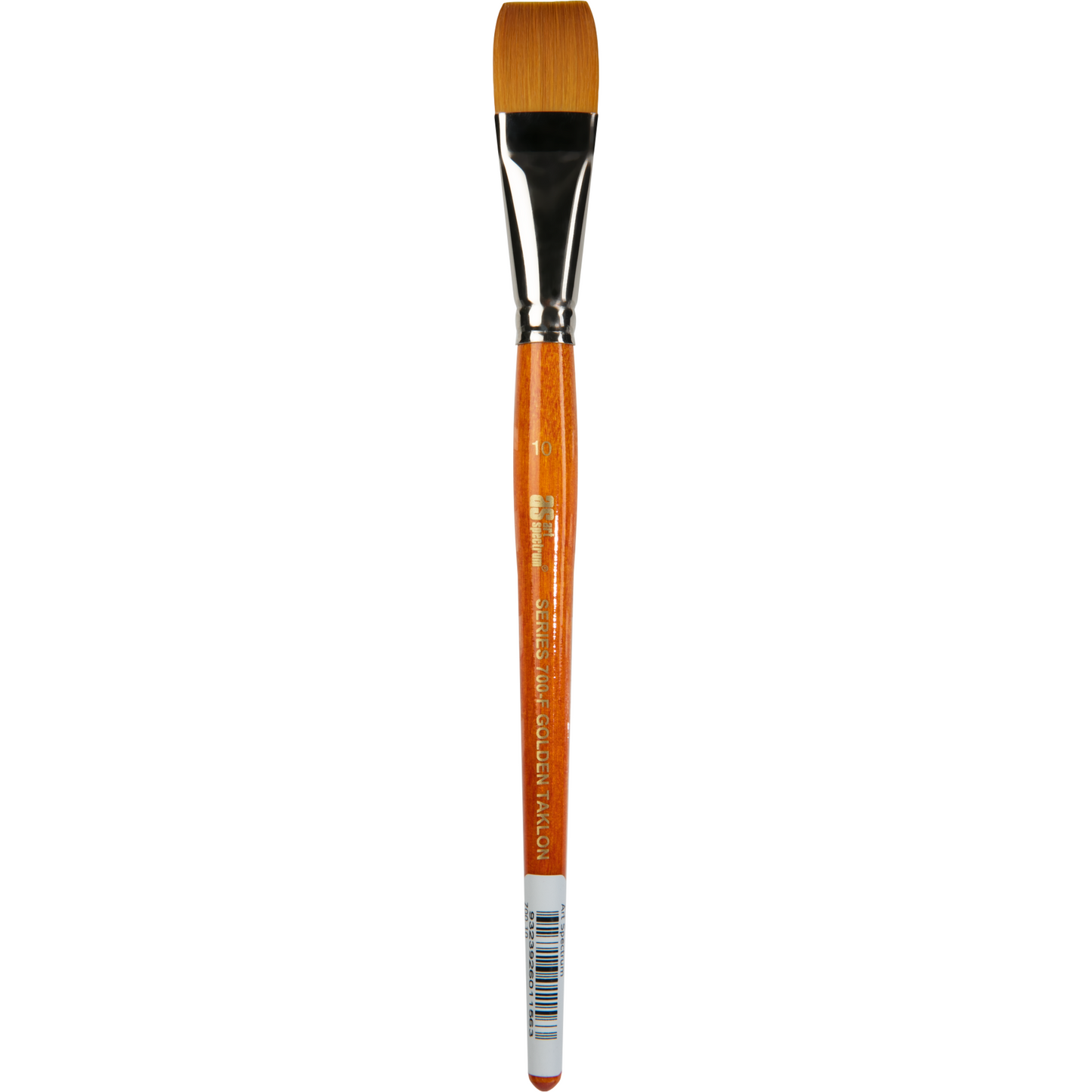 Chocolate Art Spectrum Brush Series 700 Imitation Golden Sable - Flat Size - 10 Paint Brushes