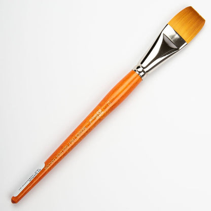 White Smoke Art Spectrum Brush Series 700 Imitation Golden Sable - Flat Size - 12 Paint Brushes
