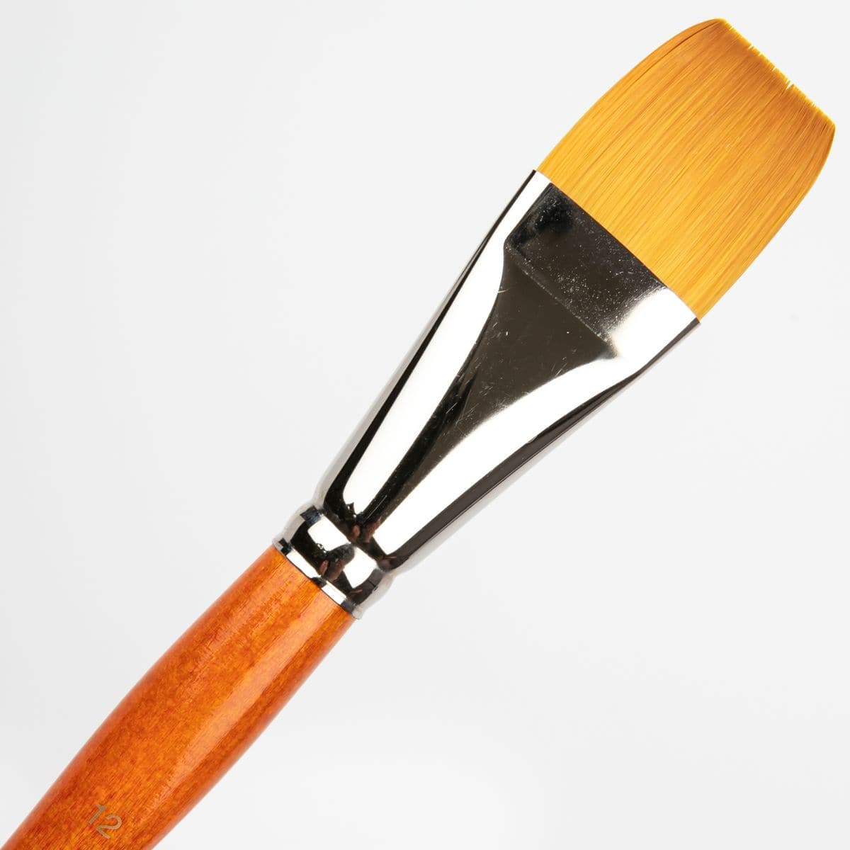 Sienna Art Spectrum Brush Series 700 Imitation Golden Sable - Flat Size - 12 Paint Brushes