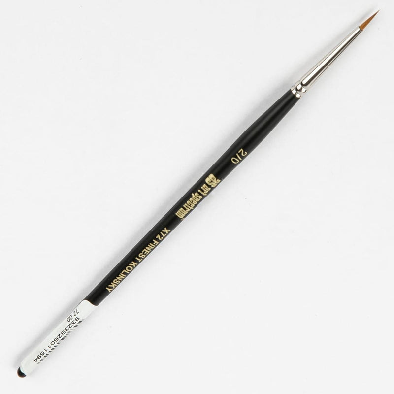 White Smoke Art Spectrum Brush Series 72 Kolinsky Sable Size - 00 Paint Brushes