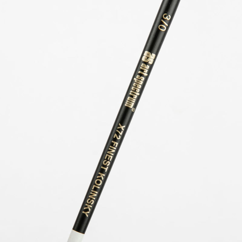 White Smoke Art Spectrum Brush Series 72 Kolinsky Sable Size - 000 Paint Brushes