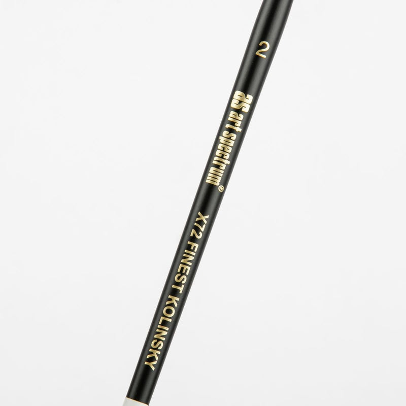 White Smoke Art Spectrum Brush Series 72 Kolinsky Sable Size - 2 Paint Brushes