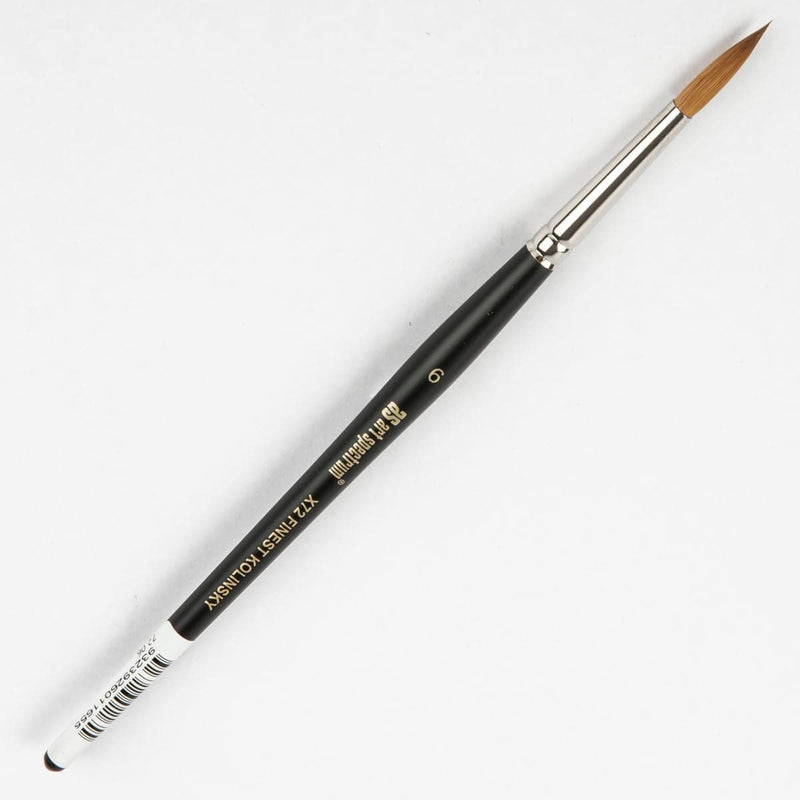 White Smoke Art Spectrum Brush Series 72 Kolinsky Sable Size - 6 Paint Brushes
