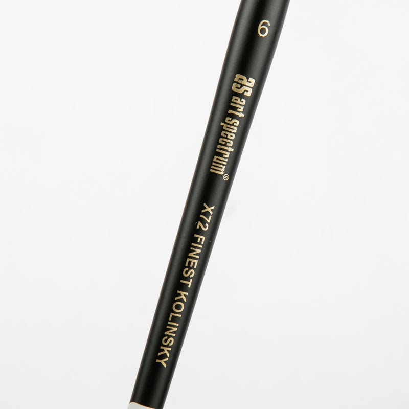 White Smoke Art Spectrum Brush Series 72 Kolinsky Sable Size - 6 Paint Brushes