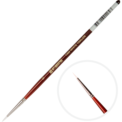 Saddle Brown Art Spectrum Brush Series T300 White Taklon - Round Size - 0 Paint Brushes