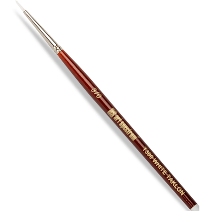 Saddle Brown Art Spectrum Brush Series T300 White Taklon - Round Size - 000 Paint Brushes