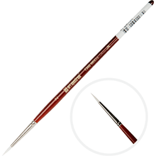Black Art Spectrum Brush Series T300 White Taklon - Round Size - 2 Paint Brushes