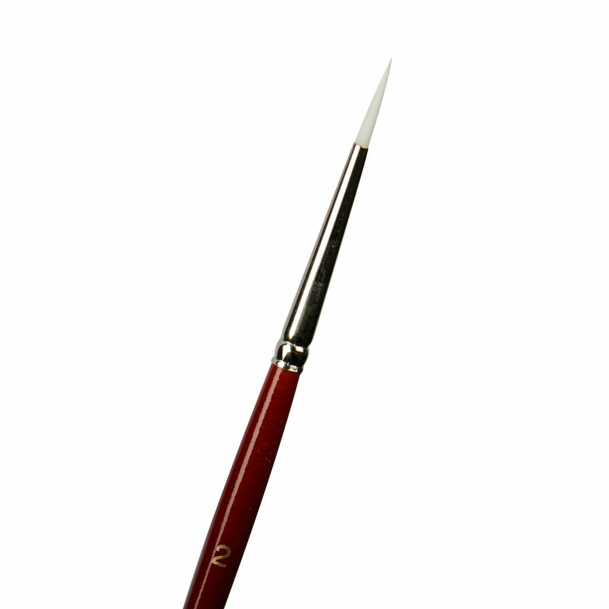 Black Art Spectrum Brush Series T300 White Taklon - Round Size - 2 Paint Brushes