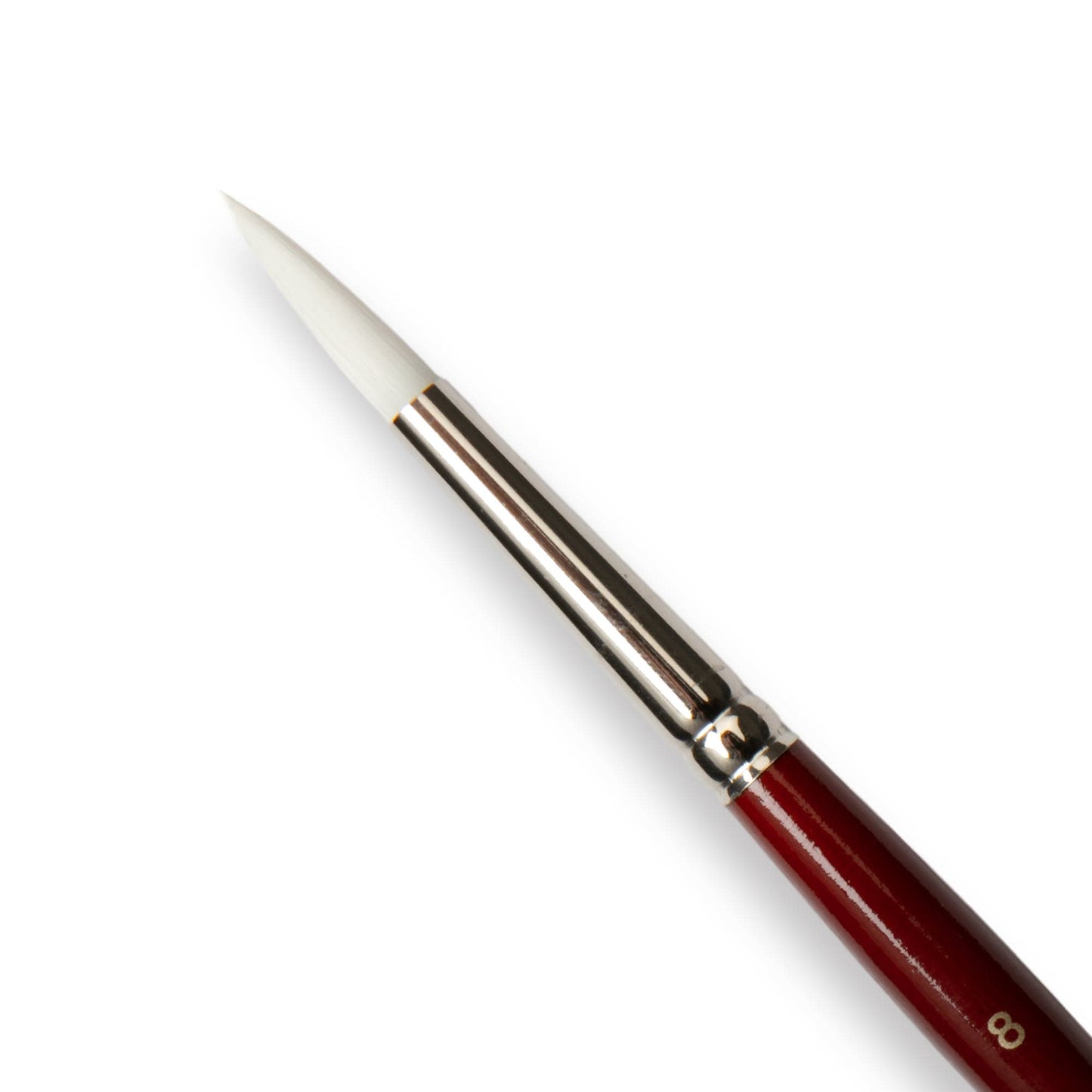 Light Gray Art Spectrum Brush Series T300 White Taklon - Round Size - 8 Paint Brushes
