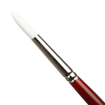 Dark Olive Green Art Spectrum Brush Series T300 White Taklon - Round Size - 10 Paint Brushes