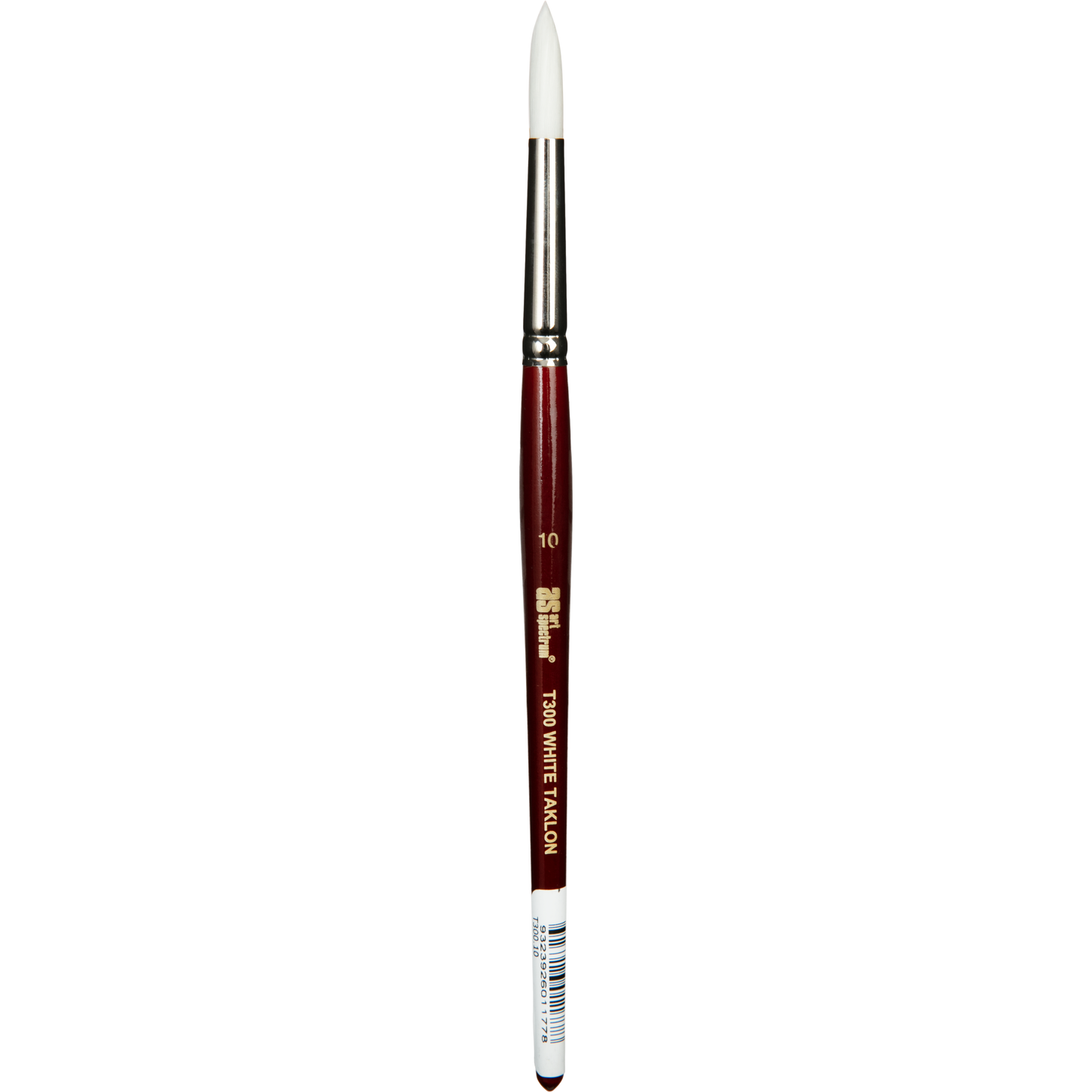 Light Gray Art Spectrum Brush Series T300 White Taklon - Round Size - 10 Paint Brushes