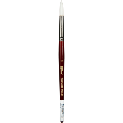 Light Gray Art Spectrum Brush Series T300 White Taklon - Round Size - 10 Paint Brushes