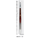 Light Slate Gray Art Spectrum Brush Series T300 White Taklon - Round Size - 12 Paint Brushes