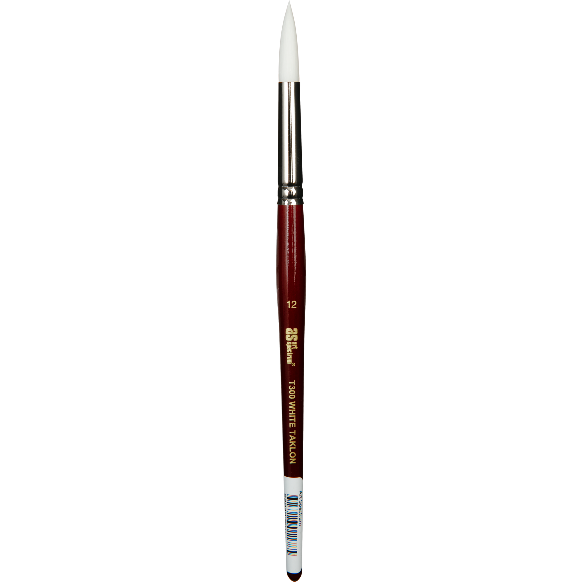 Light Gray Art Spectrum Brush Series T300 White Taklon - Round Size - 12 Paint Brushes