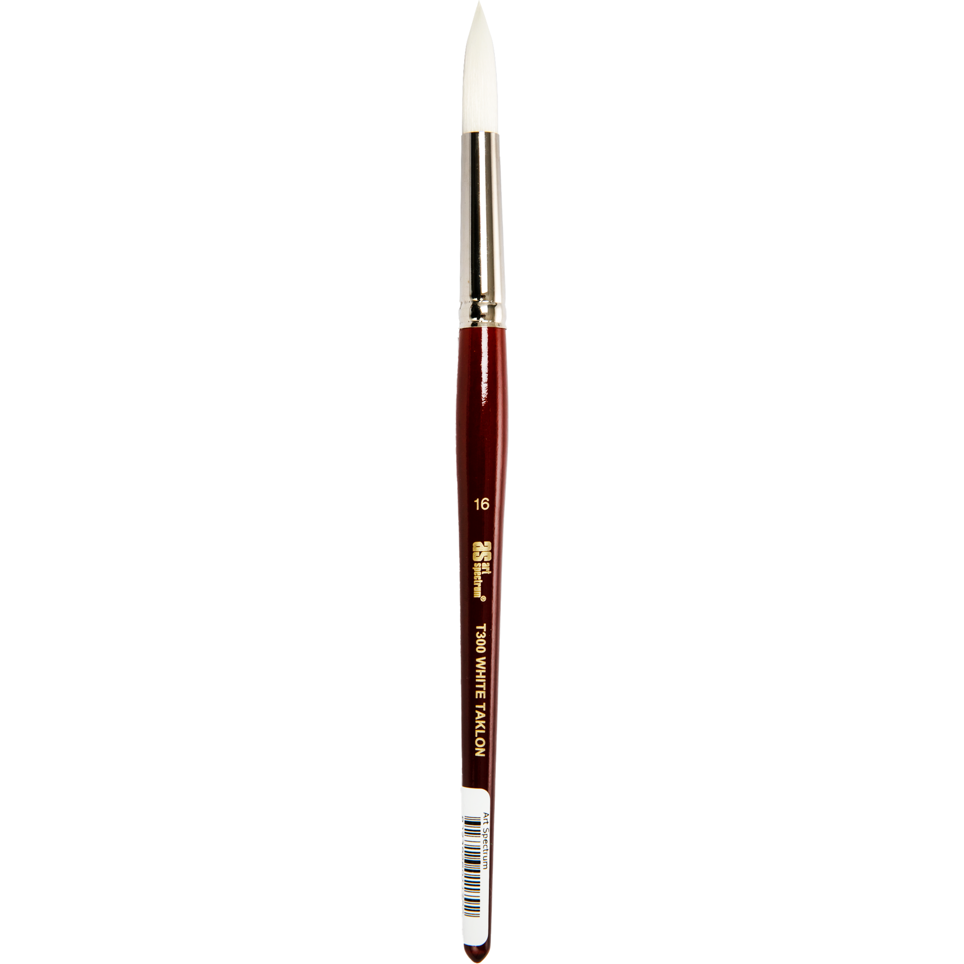 Light Gray Art Spectrum Brush Series T300 White Taklon - Round Size - 16 Paint Brushes