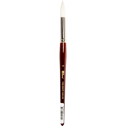 Light Gray Art Spectrum Brush Series T300 White Taklon - Round Size - 16 Paint Brushes