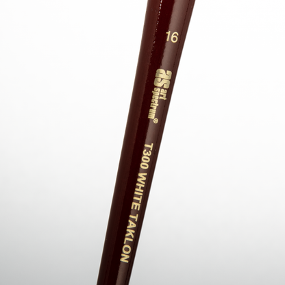 Dark Slate Gray Art Spectrum Brush Series T300 White Taklon - Round Size - 16 Paint Brushes