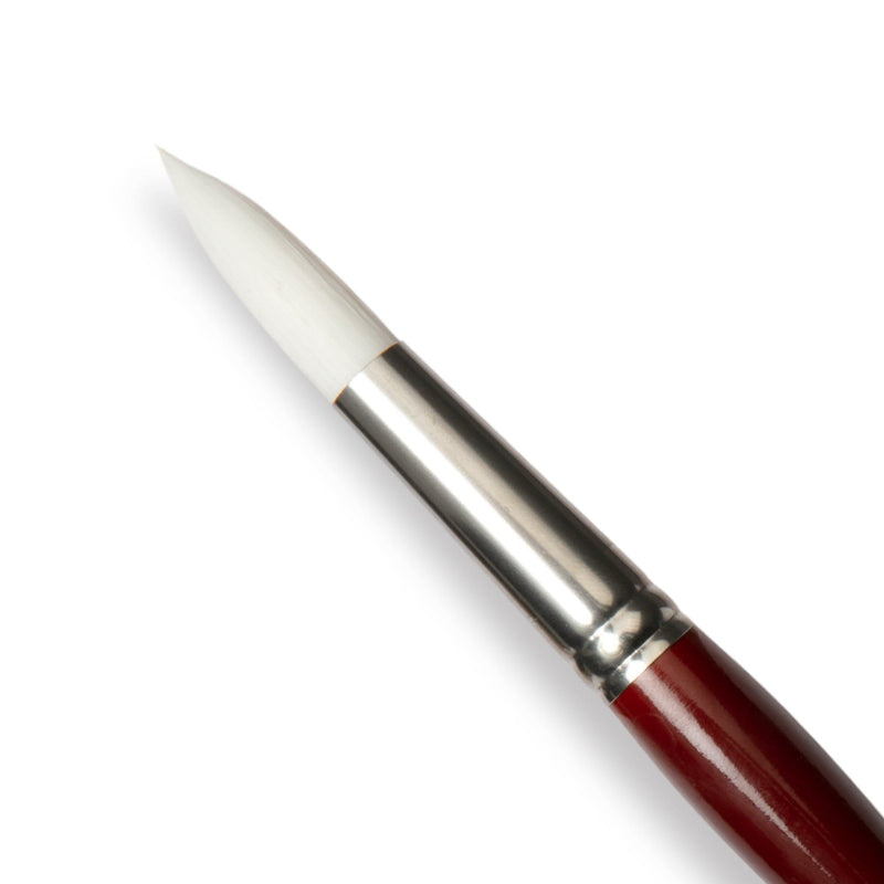 Dark Slate Gray Art Spectrum Brush Series T300 White Taklon - Round Size - 20 Paint Brushes