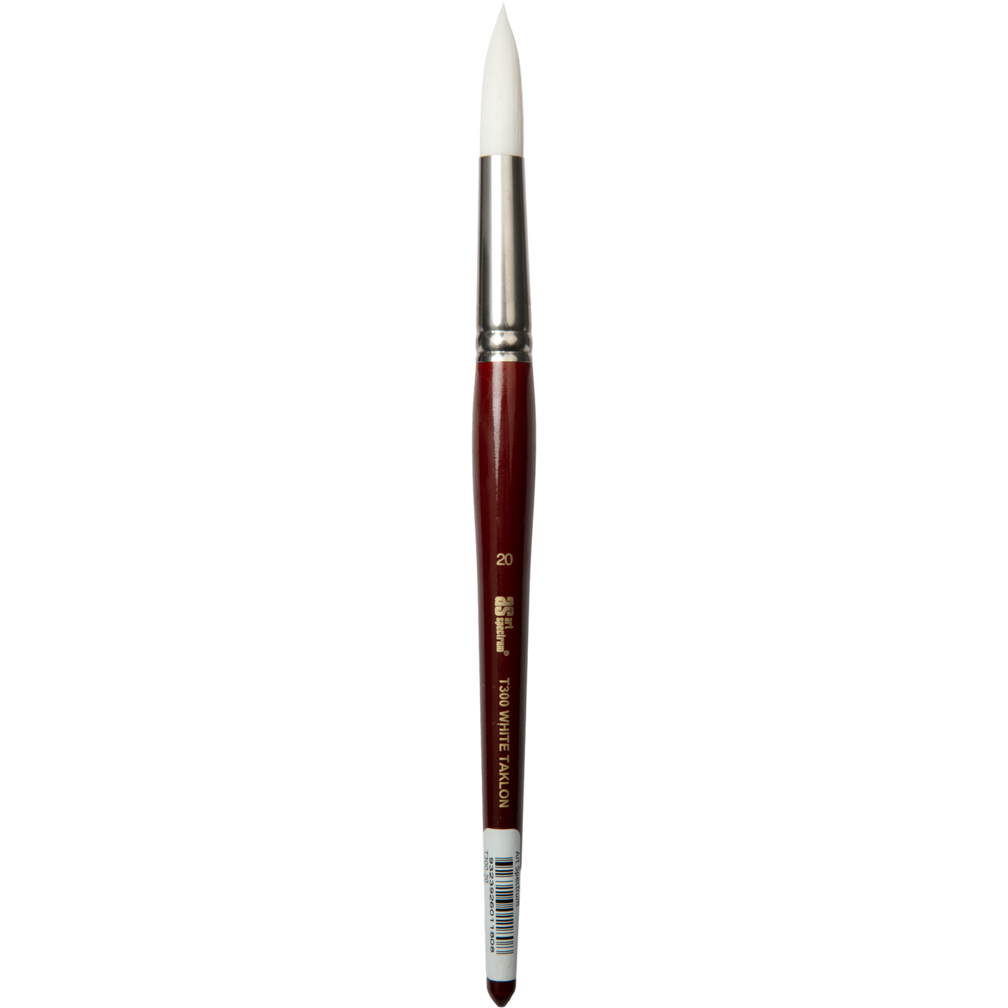 Dark Slate Gray Art Spectrum Brush Series T300 White Taklon - Round Size - 20 Paint Brushes