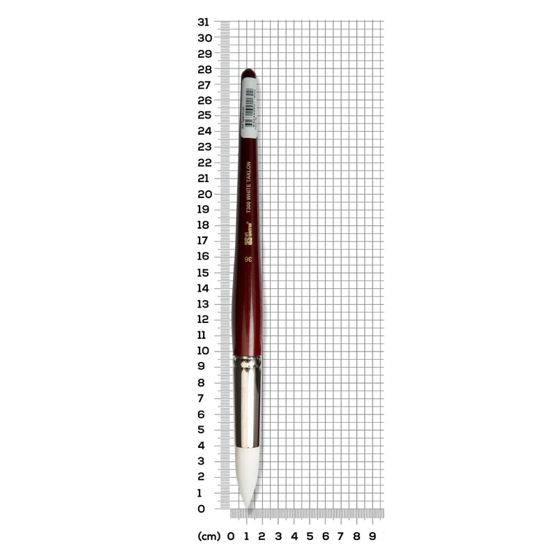 Dark Gray Art Spectrum Brush Series T300 White Taklon - Round Size - 36 Paint Brushes