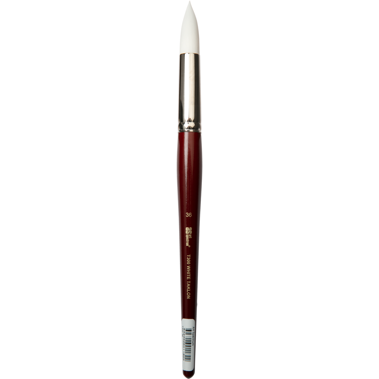 Dark Slate Gray Art Spectrum Brush Series T300 White Taklon - Round Size - 36 Paint Brushes