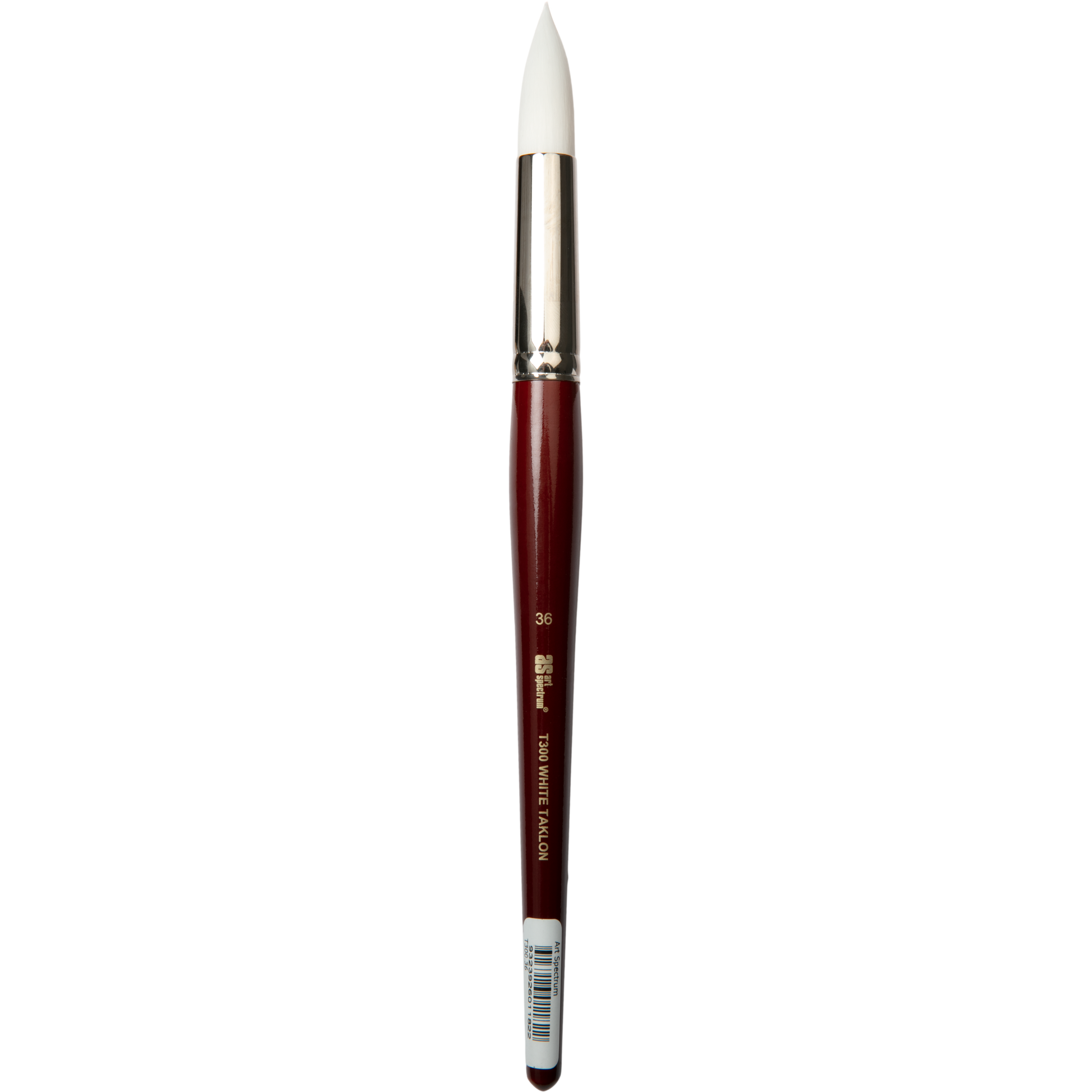 Dark Slate Gray Art Spectrum Brush Series T300 White Taklon - Round Size - 36 Paint Brushes