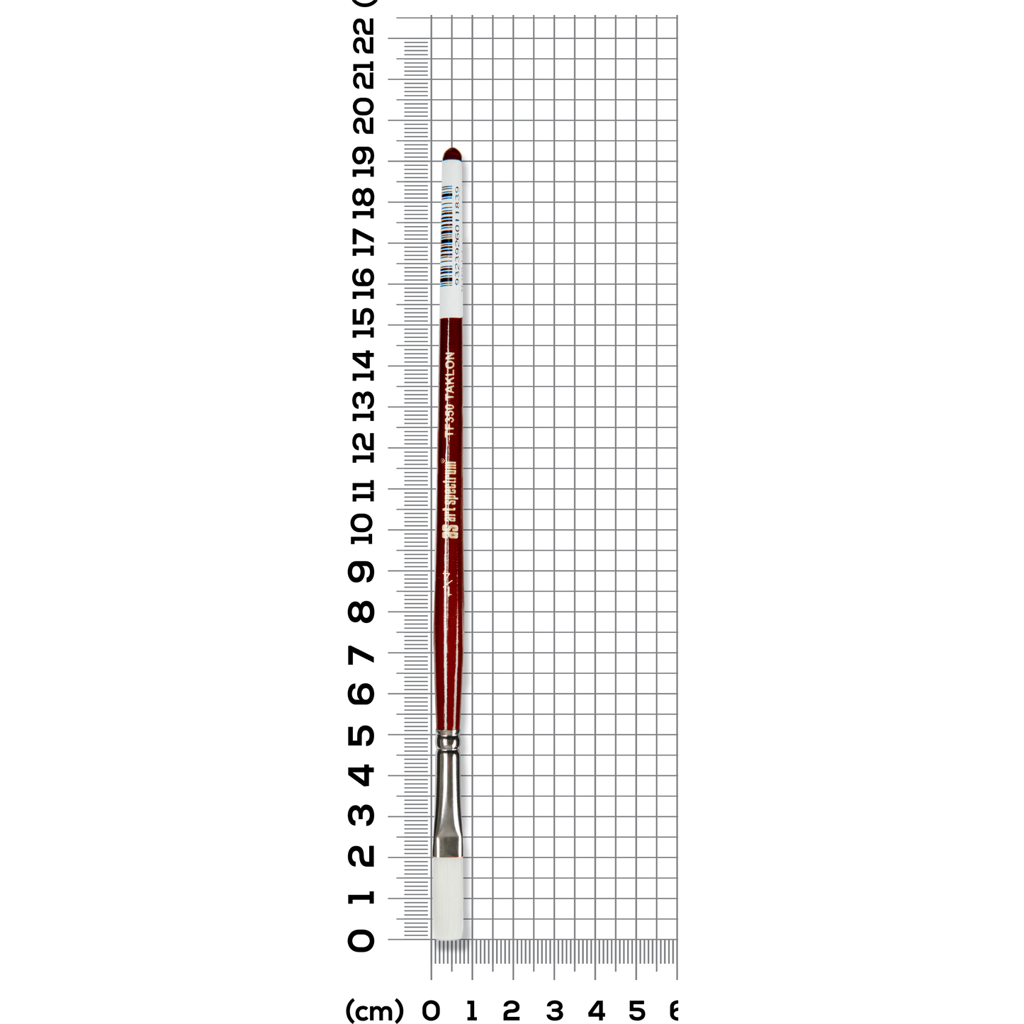 Light Slate Gray Art Spectrum Brush Series Tf350 White Taklon - Flat Size - 1/4" Paint Brushes