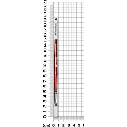 Light Slate Gray Art Spectrum Brush Series Tf350 White Taklon - Flat Size - 1/4" Paint Brushes