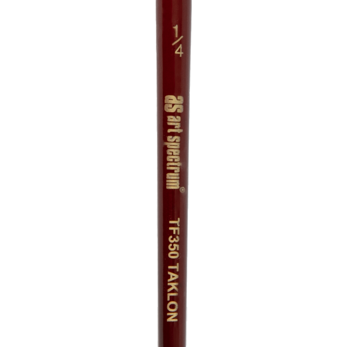 Saddle Brown Art Spectrum Brush Series Tf350 White Taklon - Flat Size - 1/4" Paint Brushes