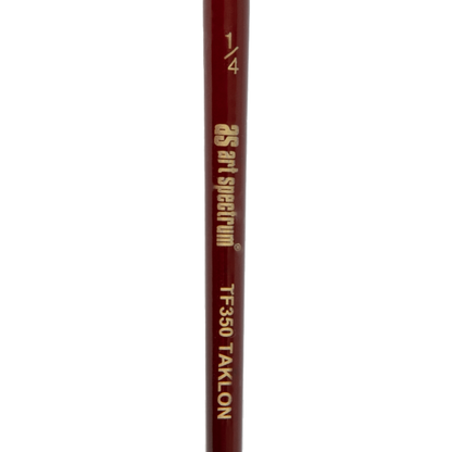 Saddle Brown Art Spectrum Brush Series Tf350 White Taklon - Flat Size - 1/4" Paint Brushes