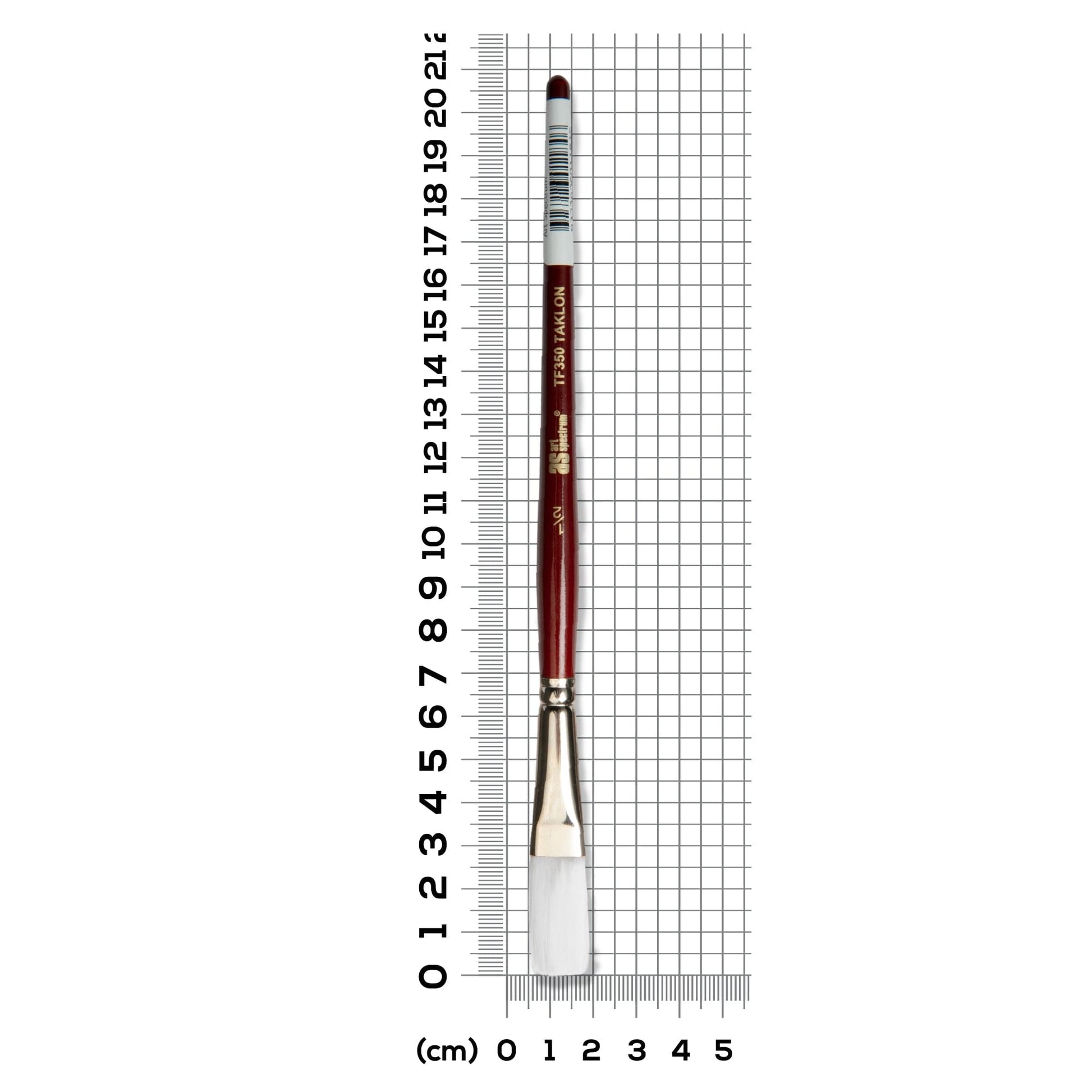 Light Slate Gray Art Spectrum Brush Series Tf350 White Taklon - Flat Size - 1/2" Paint Brushes