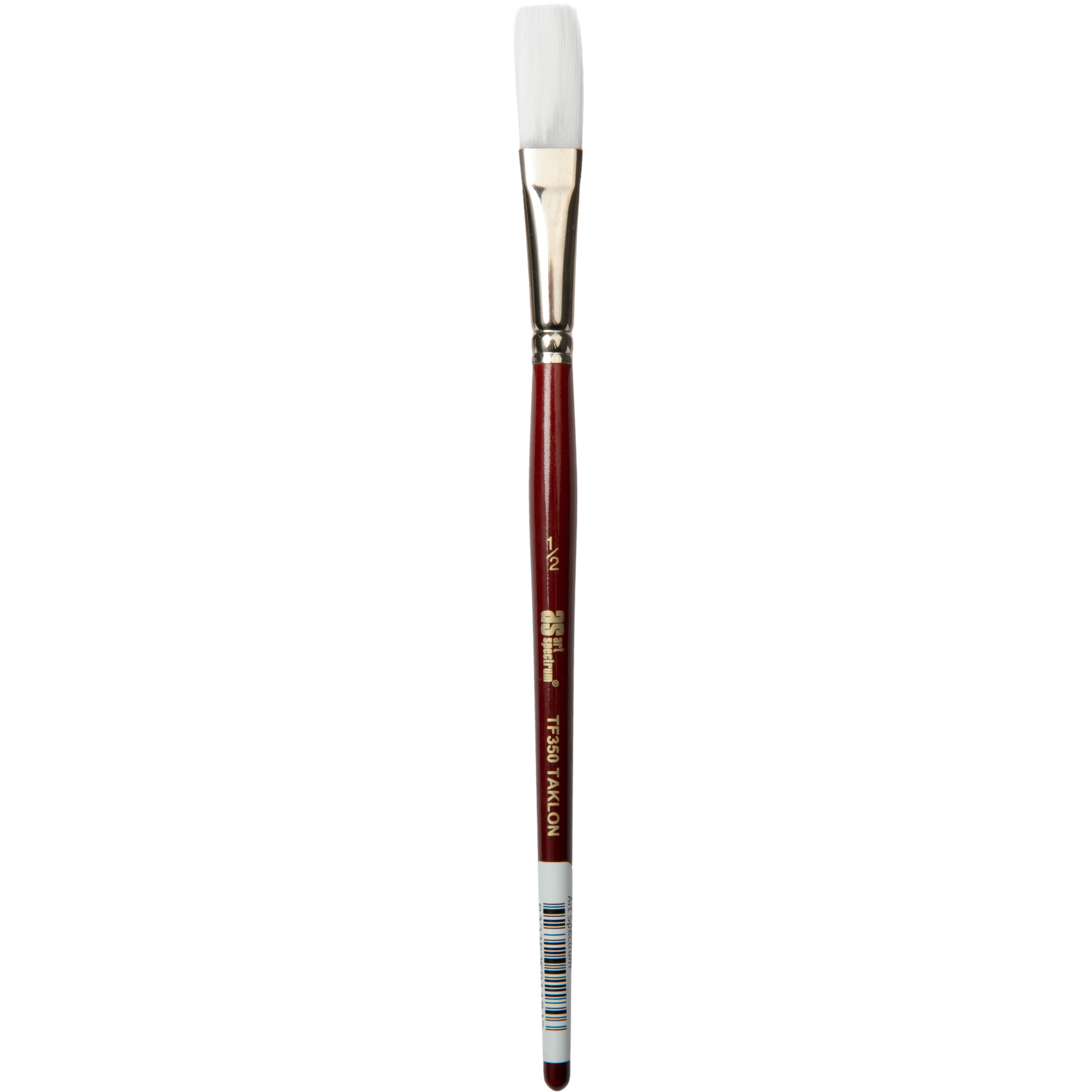 Light Gray Art Spectrum Brush Series Tf350 White Taklon - Flat Size - 1/2" Paint Brushes